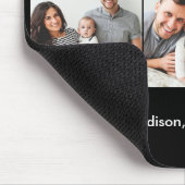 Modernes Pinselskript 3 Fotos Bester Vater je Mousepad (Ecke)