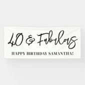 Modernes Pinselskript 40 und fabelhaft Banner (Horizontal)