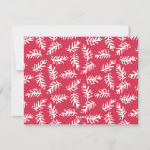 Modernes Pinselskript Helle Weihnachten Non-Foto (Rückseite)