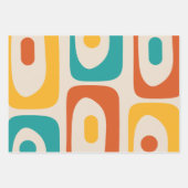 Modernes Piquet aus dem Mittelalter Minimalistisch Geschenkpapier Set (Vorderseite 3)