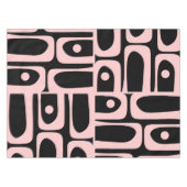 Modernes Piquet-Muster aus dem Mittelalter, rosa u Tischdecke (Vorderseite (Horizontal))