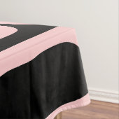 Modernes Piquet-Muster aus dem Mittelalter, rosa u Tischdecke (Beispiel)