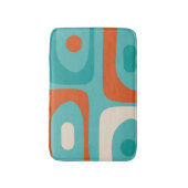 Modernes Piquet-Muster aus der Mitte des Jahrhunde Badematte (Vorderseite Vertikal)