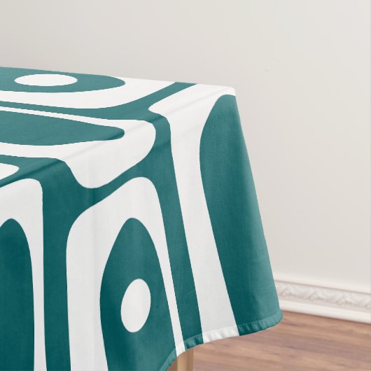 Modernes Piquet Retro Abstraktes Muster aus dem Mi Tischdecke (Beispiel)