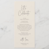 Modernes Place Setting Dinner Party Danke Karte (Vorderseite)