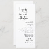 Modernes Place Setting Dinner Party Danke Karte (Vorne/Hinten)