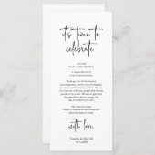 Modernes Place Setting Dinner Party Danke Karte (Vorne/Hinten)