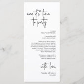 Modernes Place Setting Dinner Party Danke Karte (Vorderseite)