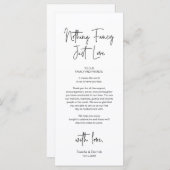 Modernes Place Setting Dinner Party Danke Karte (Vorne/Hinten)