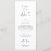 Modernes Place Setting Dinner Party Danke Karte (Vorderseite)