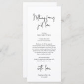 Modernes Place Setting Dinner Party Danke Karte (Vorne/Hinten)