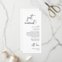 Modernes Place Setting Dinner Party Danke Karte