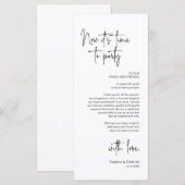 Modernes Place Setting Dinner Party Danke Karte (Vorne/Hinten)