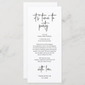 Modernes Place Setting Dinner Party Danke Karte (Vorne/Hinten)