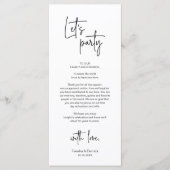 Modernes Place Setting Dinner Party Danke Karte (Vorderseite)