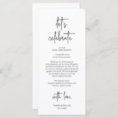 Modernes Place Setting Dinner Party Danke Karte (Vorne/Hinten)