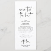 Modernes Place Setting Dinner Party Danke Karte (Vorderseite)