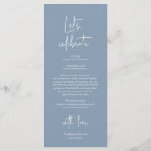 Modernes Place Setting Dinner Party Danke Karte (Vorderseite)