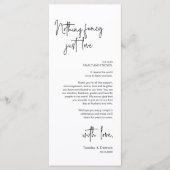 Modernes Place Setting Dinner Party Danke Karte (Vorderseite)