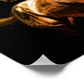 Modernes Plakatkunstdruckpferd Poster (Ecke)