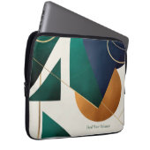 Modernes Plakatminimalistisches mit überlappendem  Laptopschutzhülle (Vorne Rechts)