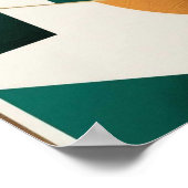 Modernes Plakatminimalistisches mit überlappendem Poster (Ecke)