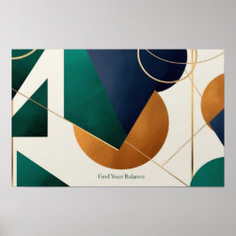 Modernes Plakatminimalistisches mit überlappendem  Poster