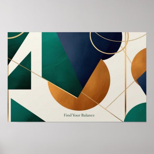 Modernes Plakatminimalistisches mit überlappendem Poster (Vorne)