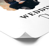 Modernes Planungsbuch für Hochzeitsplaner Poster (Ecke)