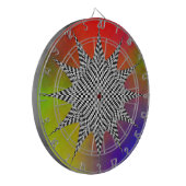 Modernes Plasma von Kenneth Yoncich Dartscheibe (Vorderseite Links)