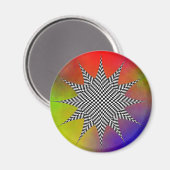 Modernes Plasma von Kenneth Yoncich Magnet (Vorderseite/Rückseite)