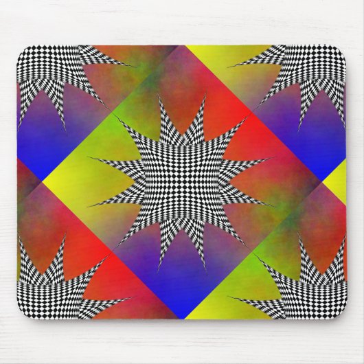 Modernes Plasma von Kenneth Yoncich Mousepad (Vorne)