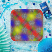 Modernes Plasma von Kenneth Yoncich Pappteller (Party)