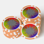 Modernes Plasma von Kenneth Yoncich Pokerchips (Stapel)
