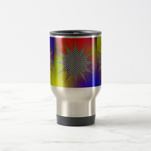 Modernes Plasma von Kenneth Yoncich Reisebecher (Mittel)