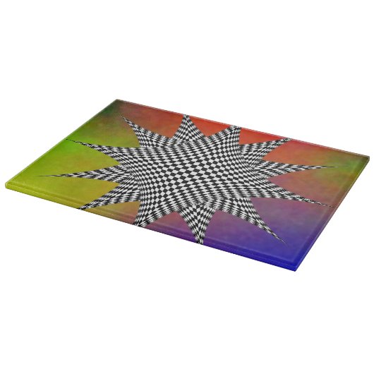 Modernes Plasma von Kenneth Yoncich Schneidebrett (Ecke)