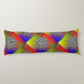 Modernes Plasma von Kenneth Yoncich Seitenschläferkissen (Rückseite)