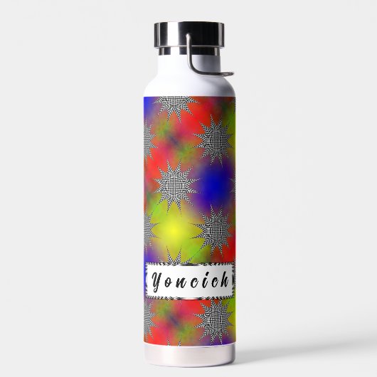 Modernes Plasma von Kenneth Yoncich Trinkflasche (Links)