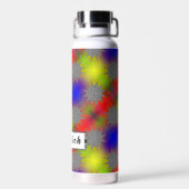 Modernes Plasma von Kenneth Yoncich Trinkflasche (Rückseite)