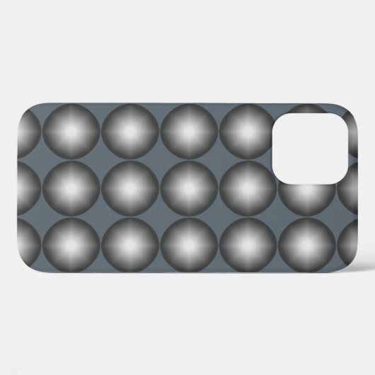 Modernes Polka Dot Muster Case-Mate iPhone Hülle (Rückseite (Horizontal))