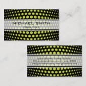 Modernes Polka Dot Muster Visitenkarte (Vorne/Hinten)