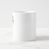 Modernes Portrait Jumbo-Tasse (Vorderseite)
