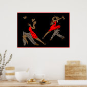 modernes Poster2black Poster (Küche)