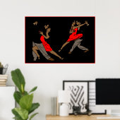 modernes Poster2black Poster (Heimbüro)