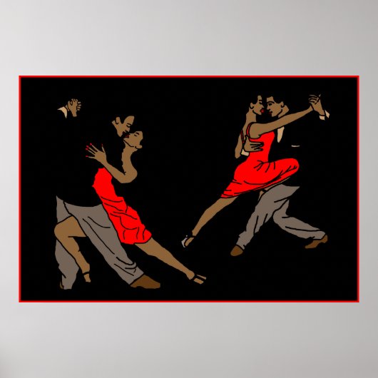 modernes Poster2black Poster (Vorne)