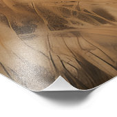 Modernes Poster für Hochland-Kuh-Fotografie (Ecke)