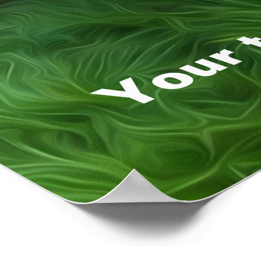 Modernes Poster mit Pit Bull Hund auf grünem Gras (Ecke)