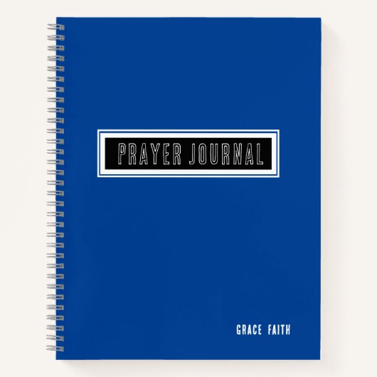 Modernes Prayer Journal Notizblock (Vorderseite)