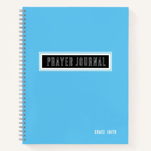 Modernes Prayer Journal Notizblock (Vorderseite)