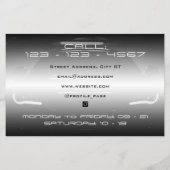 Modernes Preisangebot Automobil Flyer (Hinten)